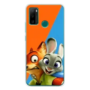 Чехлы ЗВЕРОПОЛИС для Ulefone Note 10P (Ник и Хопс)