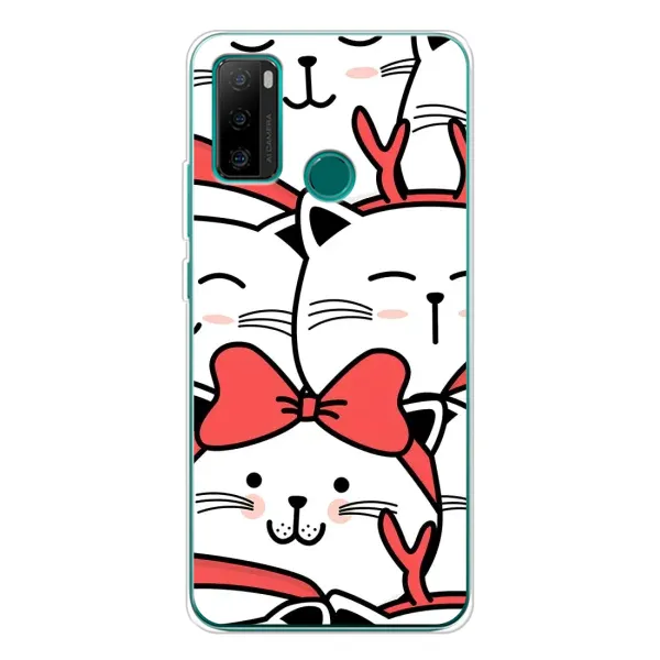 Чехол с рисунком «Новогодние котики» для Ulefone Note 10P Чехол с рисунком «Новогодние котики» для Ulefone Note 10P
