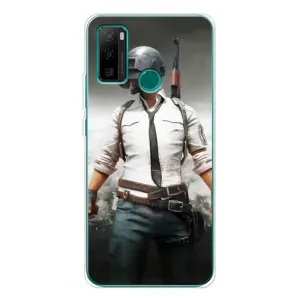 Силиконовый чехол с картинкой "Герой Pubg" на Ulefone Note 10P (Пабг)