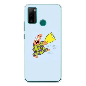 Чехлы с Патриком на Ulefone Note 10P (Патрик с подушкой)