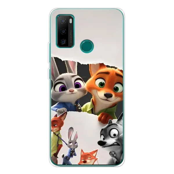 Чехол с рисунком «Персонажи Зоо» для Ulefone Note 10P Чехол с рисунком «Персонажи Зоо» для Ulefone Note 10P