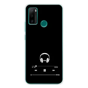 Чохол з картинками на чорному фоні для Ulefone Note 10P (Плеєр)