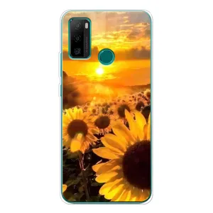 Чохол з Квітами для Ulefone Note 10P (поле соняшників)