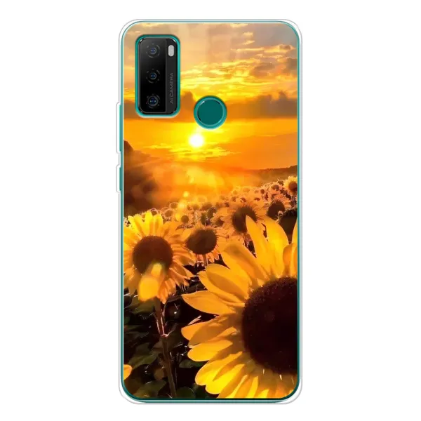 Чехол с рисунком «поле подсолнухов» для Ulefone Note 10P
