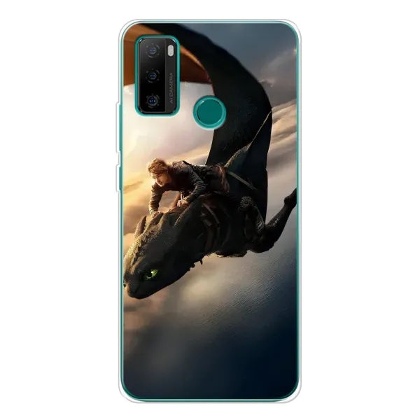 Чехол с рисунком «Полет Беззубика» для Ulefone Note 10P Чехол с рисунком «Полет Беззубика» для Ulefone Note 10P