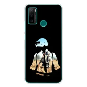 Силиконовый чехол с картинкой "Герой Pubg" на Ulefone Note 10P (Пубг мен)