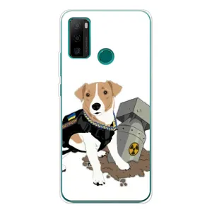 Чохол з принтом Песика Патрон для Ulefone Note 10P (Пес Патрон з ракетою)