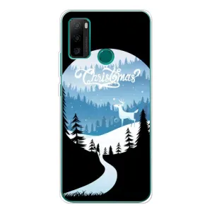 Силіконовий бампер на різдво для Ulefone Note 10P (Різдвяний Олень)