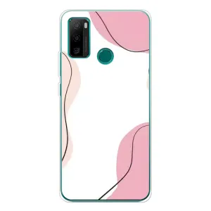 Чохол квітковий дизайн для Ulefone Note 10P (Рожевий фон)