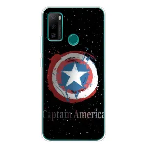 Чехол с Щитом Капитана Америки на Ulefone Note 10P (Щит Капитана)