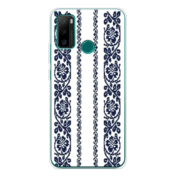 Чехол с рисунком «Синяя вышиванка» для Ulefone Note 10P Чехол с рисунком «Синяя вышиванка» для Ulefone Note 10P
