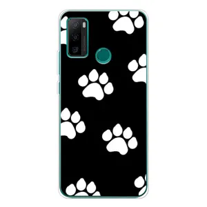 Бампер для Ulefone Note 10P с картинкой "Песики" (Следы собак)