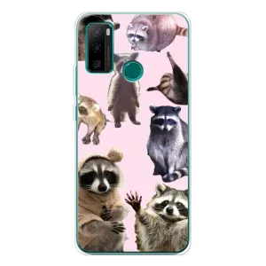 Силиконовый Чехол с Енотами на Ulefone Note 10P (Смешные Еноты)