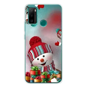 Чохли на Новий Рік Ulefone Note 10P (Сніговик в шапці)