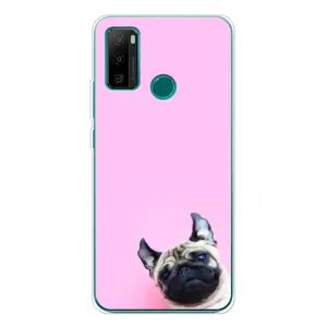 Бампер для Ulefone Note 10P с картинкой "Песики" (Собака на розовом)