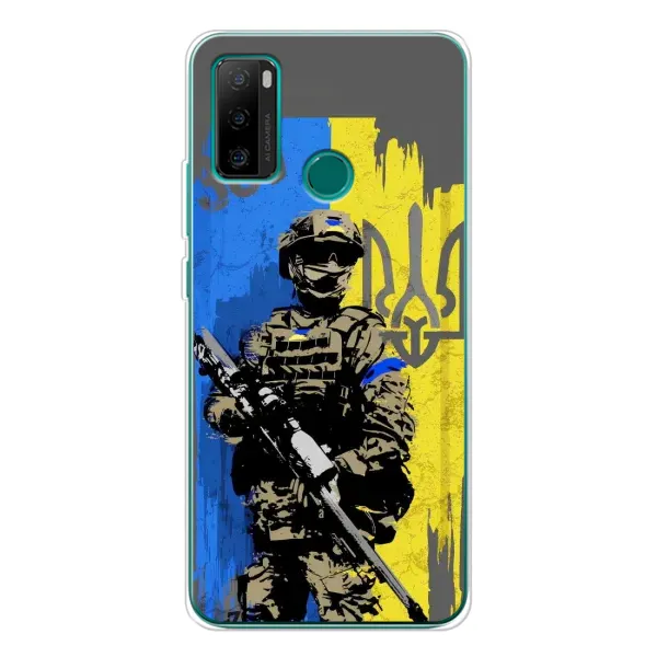 Чехол с рисунком «Солдат ЗСУ» для Ulefone Note 10P