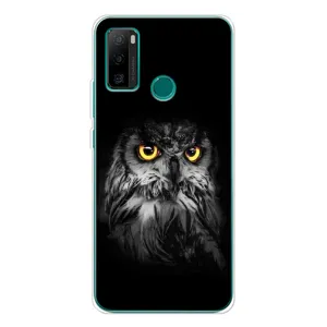 Чехлы с принтом СОВЫ для Ulefone Note 10P (Сова на чёрном)