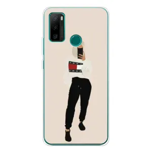 Силиконовый Чехол на Ulefone Note 10P с картинкой Стильных Девушек (Стильная)