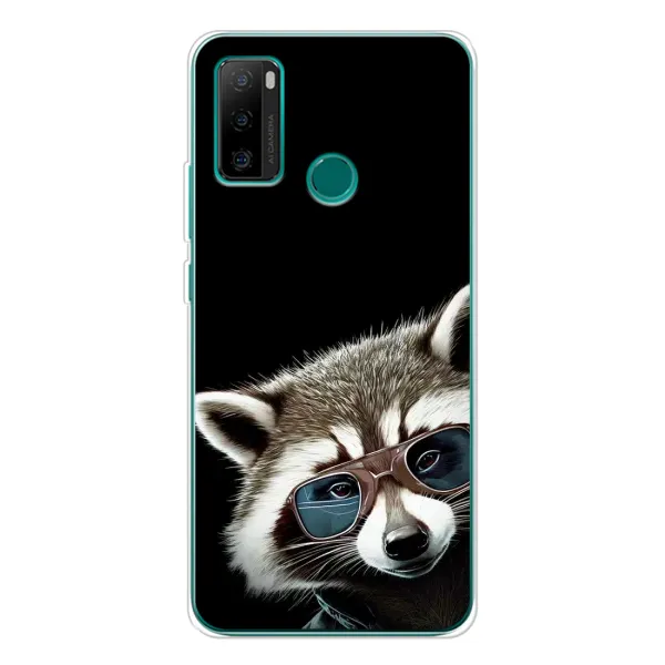 Чехол с рисунком «Стильный Енот» для Ulefone Note 10P Чехол с рисунком «Стильный Енот» для Ulefone Note 10P