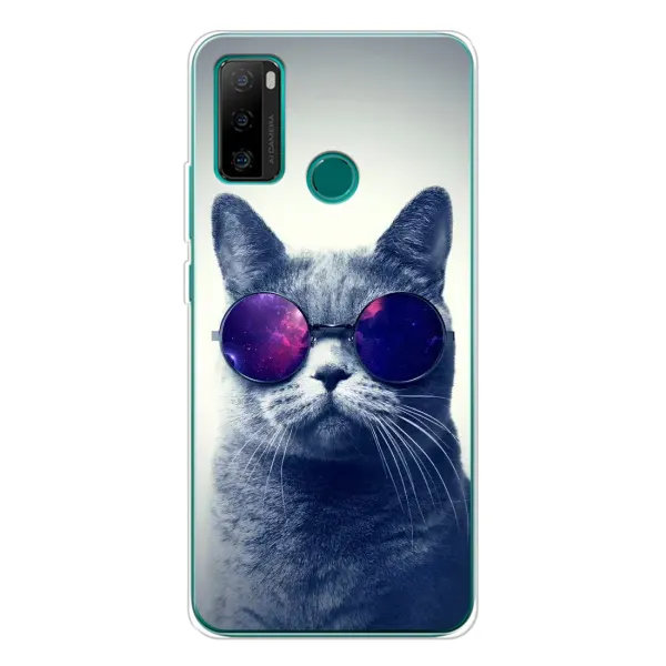Чехол с рисунком «Стильный КОТ» для Ulefone Note 10P Чехол с рисунком «Стильный КОТ» для Ulefone Note 10P