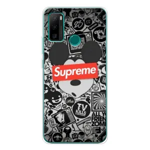 Чохол з Брендами одягу на Ноте 10П (Supreme Маус)