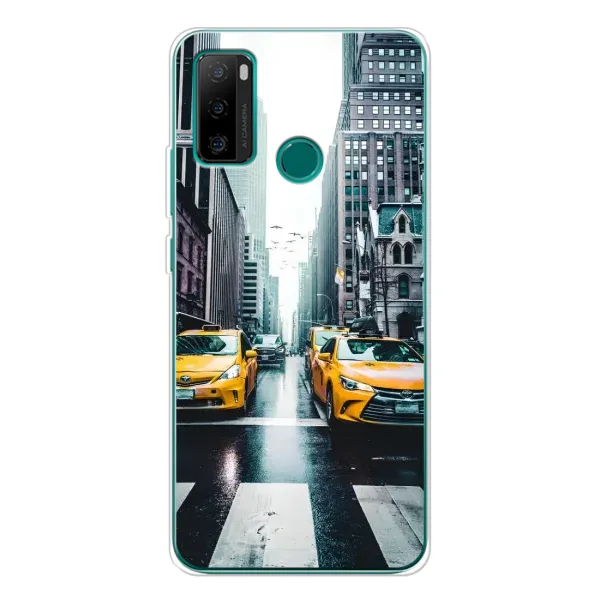 Чехол с рисунком «Такси» для Ulefone Note 10P
