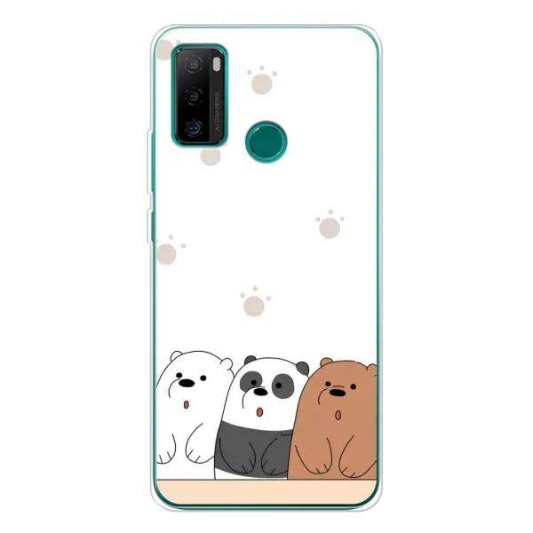Чехол с рисунком «Удивленные медвеженки» для Ulefone Note 10P Чехол с рисунком «Удивленные медвеженки» для Ulefone Note 10P