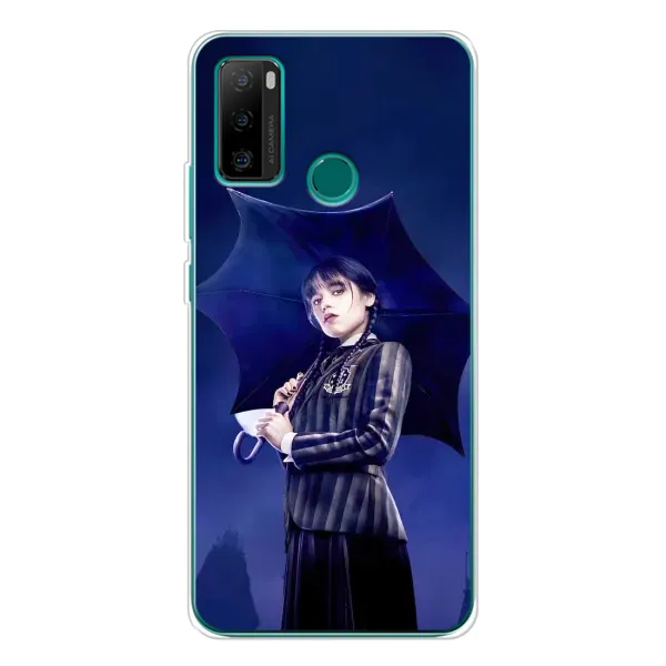 Чехол с рисунком «Уэнсдей с зонтом» для Ulefone Note 10P Чехол с рисунком «Уэнсдей с зонтом» для Ulefone Note 10P