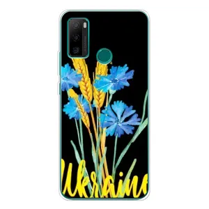 Чехол на Ulefone Note 10P Украинский дизайн (Ukraine в цветочках)