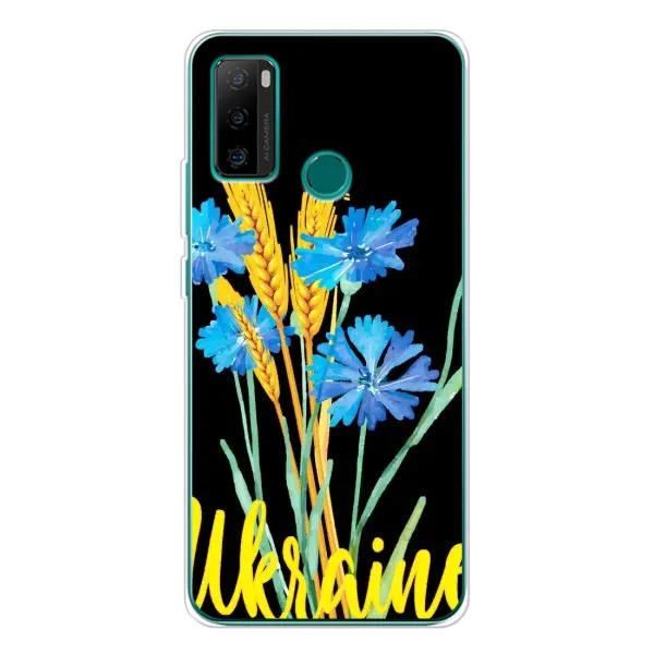 Чехол с рисунком «Ukraine в цветочках» для Ulefone Note 10P Чехол с рисунком «Ukraine в цветочках» для Ulefone Note 10P