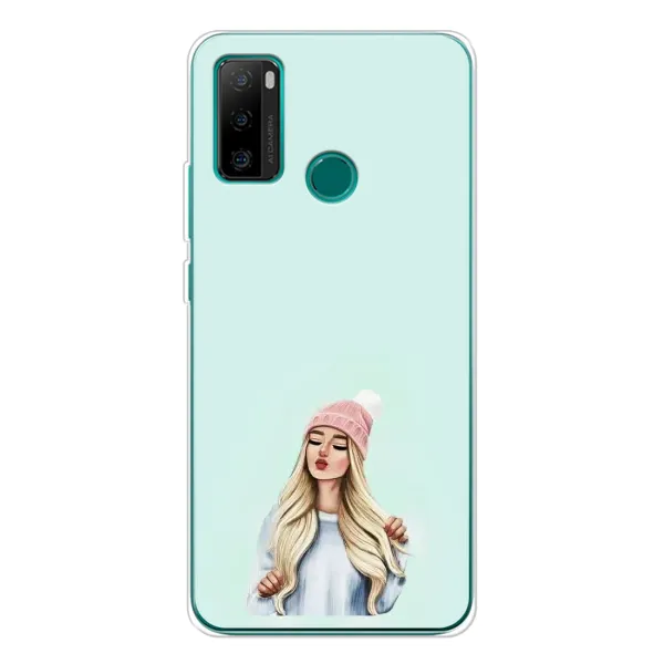 Чехол с рисунком «В шапке» для Ulefone Note 10P Чехол с рисунком «В шапке» для Ulefone Note 10P