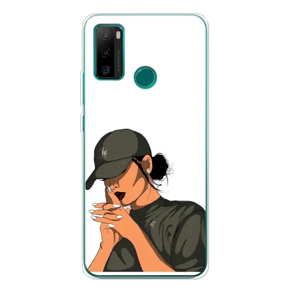 Чехол с рисунком «В зеленом» для Ulefone Note 10P Чехол с рисунком «В зеленом» для Ulefone Note 10P