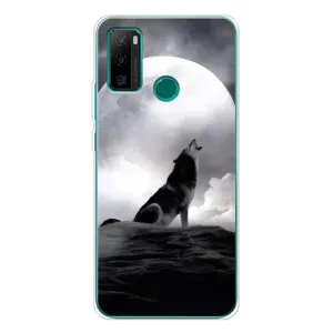 Чехол с Волком на Ulefone Note 10P (Волк и луна)