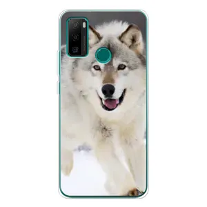 Чехол с Волком на Ulefone Note 10P (Волк на снегу)