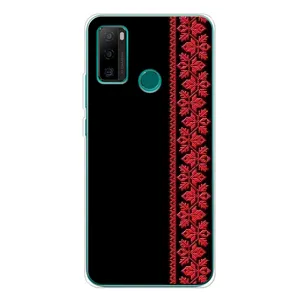 Силіконовый Чохол на Ulefone Note 10P з картинкой Вишиванки (Вишиванка на чорному)