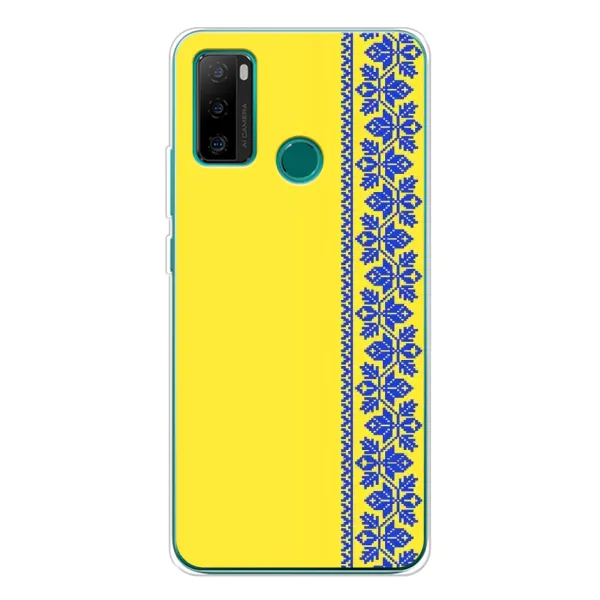 Чехол с рисунком «Вышиванка на желтом» для Ulefone Note 10P Чехол с рисунком «Вышиванка на желтом» для Ulefone Note 10P