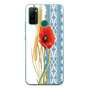 Силіконовый Чохол на Ulefone Note 10P з картинкой Вишиванки (Вишиванка з квіткою)
