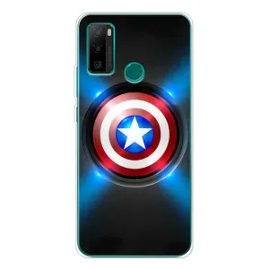 Чехол с Щитом Капитана Америки на Ulefone Note 10P (Яркий Щит Капитана)