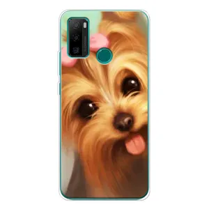 Чехол (ТПУ) Милые собачки для Ulefone Note 10P (Йоршенский терьер)