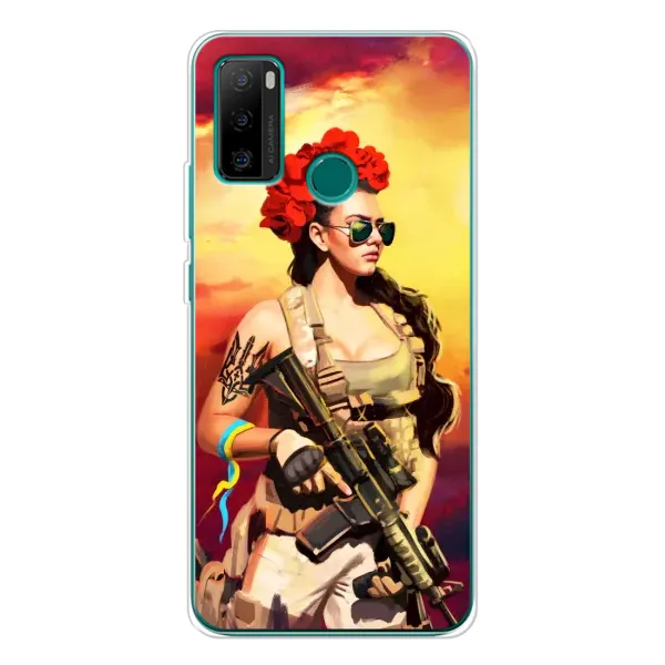 Чехол с рисунком «Женщина солдат» для Ulefone Note 10P Чехол с рисунком «Женщина солдат» для Ulefone Note 10P