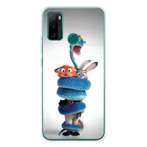 Силіконовий чохол з принтом Зоотрополіс для Ulefone Note 10P (Змія Зоо)