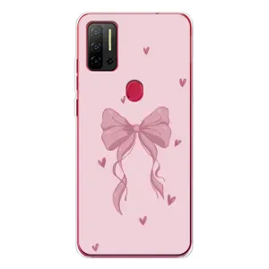 Чохол банти для Ulefone Note 11P (Бант на рожевому)