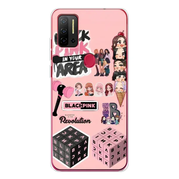 Чехол с рисунком «BLACK PINK коллаж» для Ulefone Note 11P Чехол с рисунком «BLACK PINK коллаж» для Ulefone Note 11P