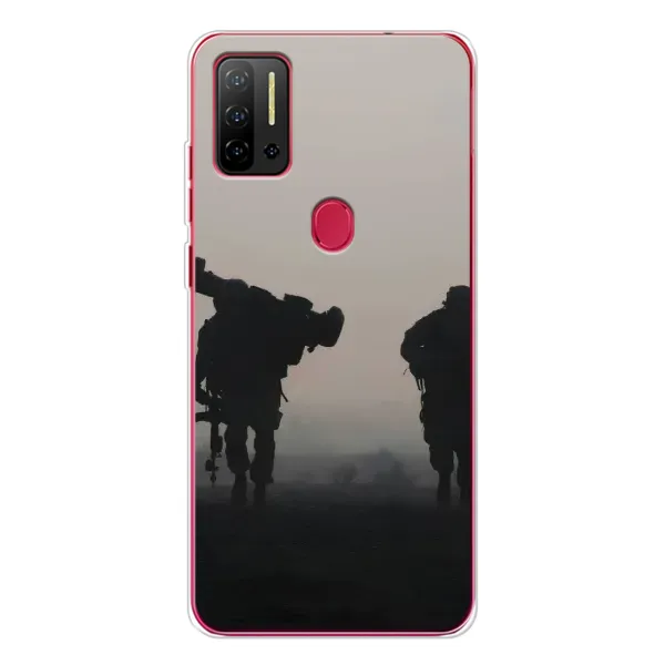 Чехол с рисунком «Бой солдат» для Ulefone Note 11P