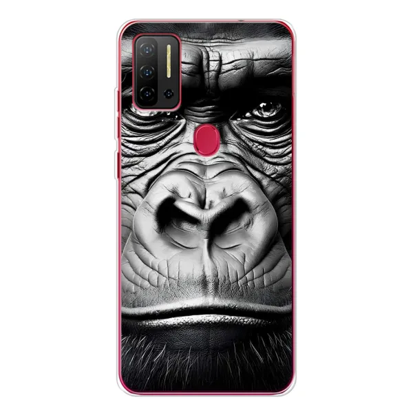 Чехол с рисунком «Черная обезьяна» для Ulefone Note 11P Чехол с рисунком «Черная обезьяна» для Ulefone Note 11P