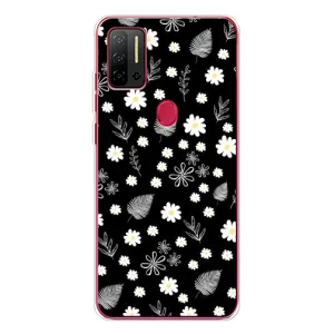 Чехлы с тематикой "ЦВЕТЫ" на Ulefone Note 11P (цветение на чорном)