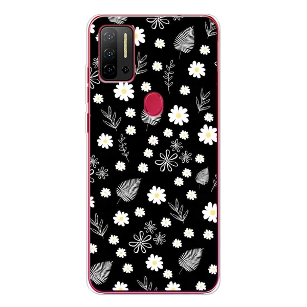 Чехол с рисунком «цветение на чорном» для Ulefone Note 11P
