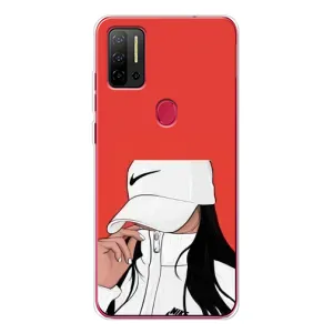 Силіконовый Чохол на Ulefone Note 11P з картинкой Модных девушек (Дівчина Nike)