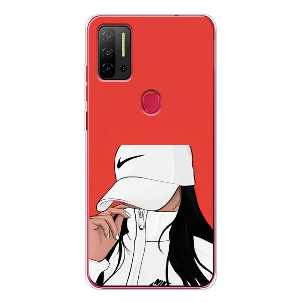 Чехол с рисунком «Девушка Nike» для Ulefone Note 11P