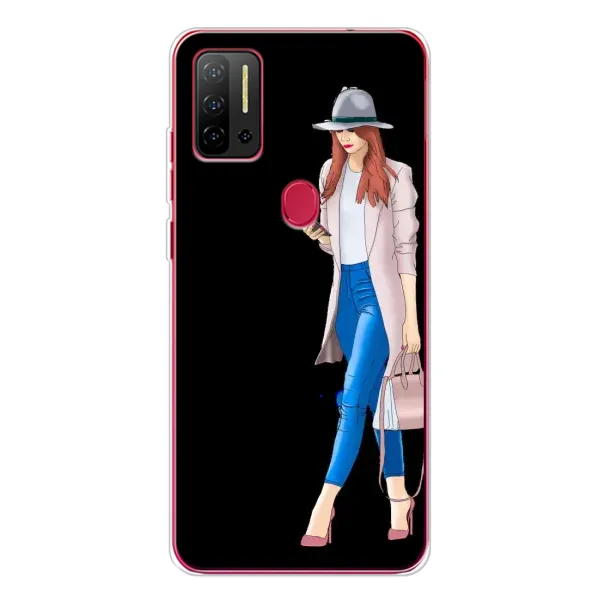 Чохол з малюнком «Дівчина з телефоном» для Ulefone Note 11P